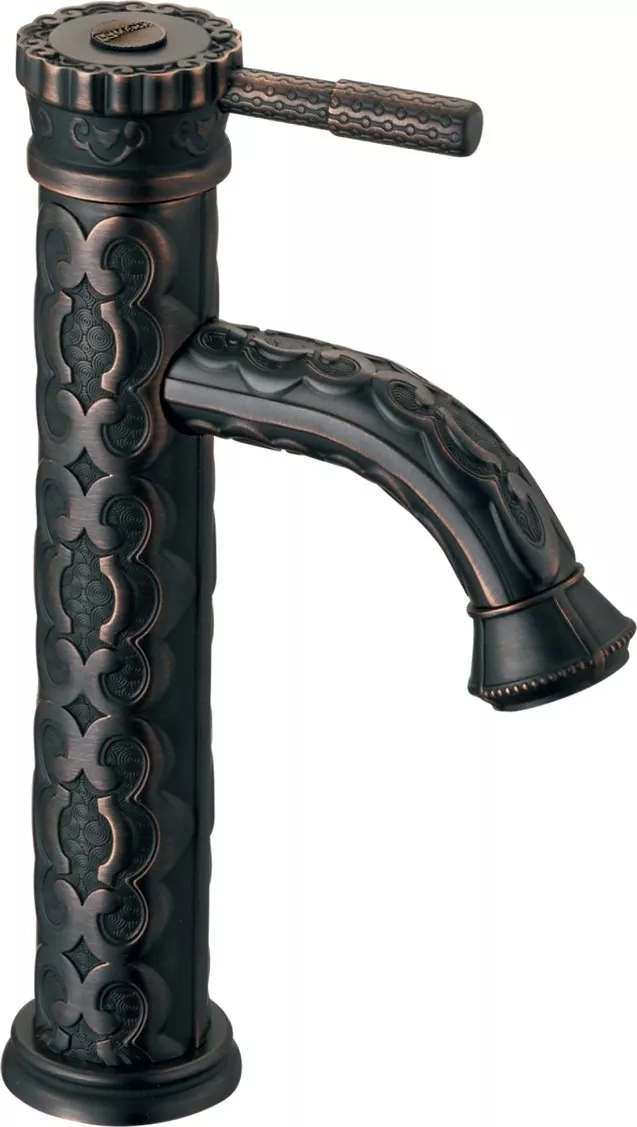 

Жасмин Смеситель для умывальника монолитный, высокий, черная бронза LM6609ORB