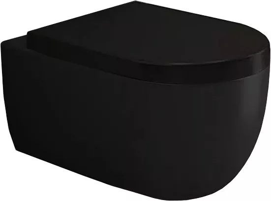 

Унитаз подвесной Bocchi V-Tondo 1416-004-0129 черный матовый, с крышкой A0302-004 с микролифтом