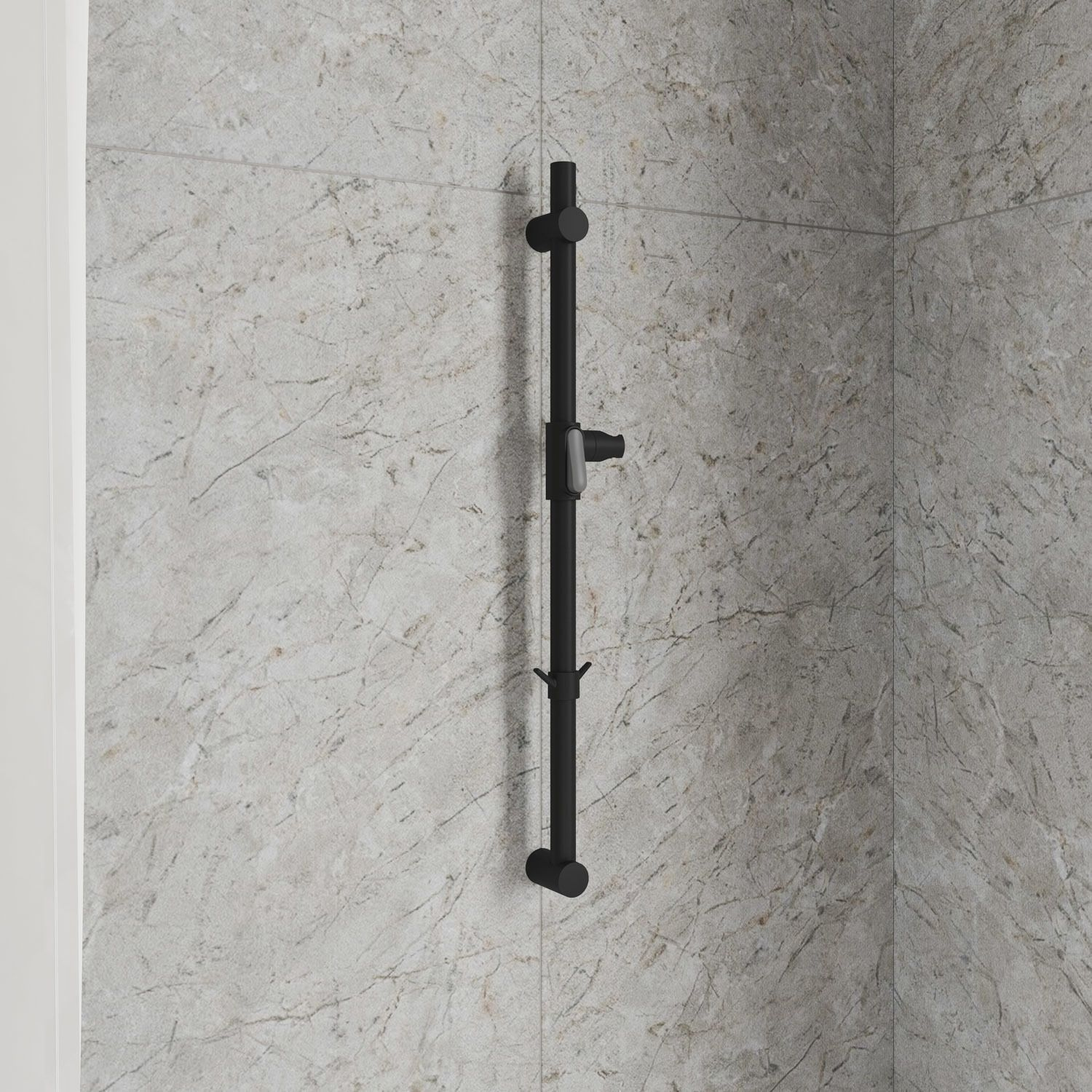 Душевая стойка Milardo, черная матовая, Ideal Spa, ILS70B0M17