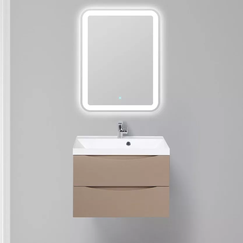 

Мебель для ванной BelBagno Marino 70 capucino lucido, Бежевый
