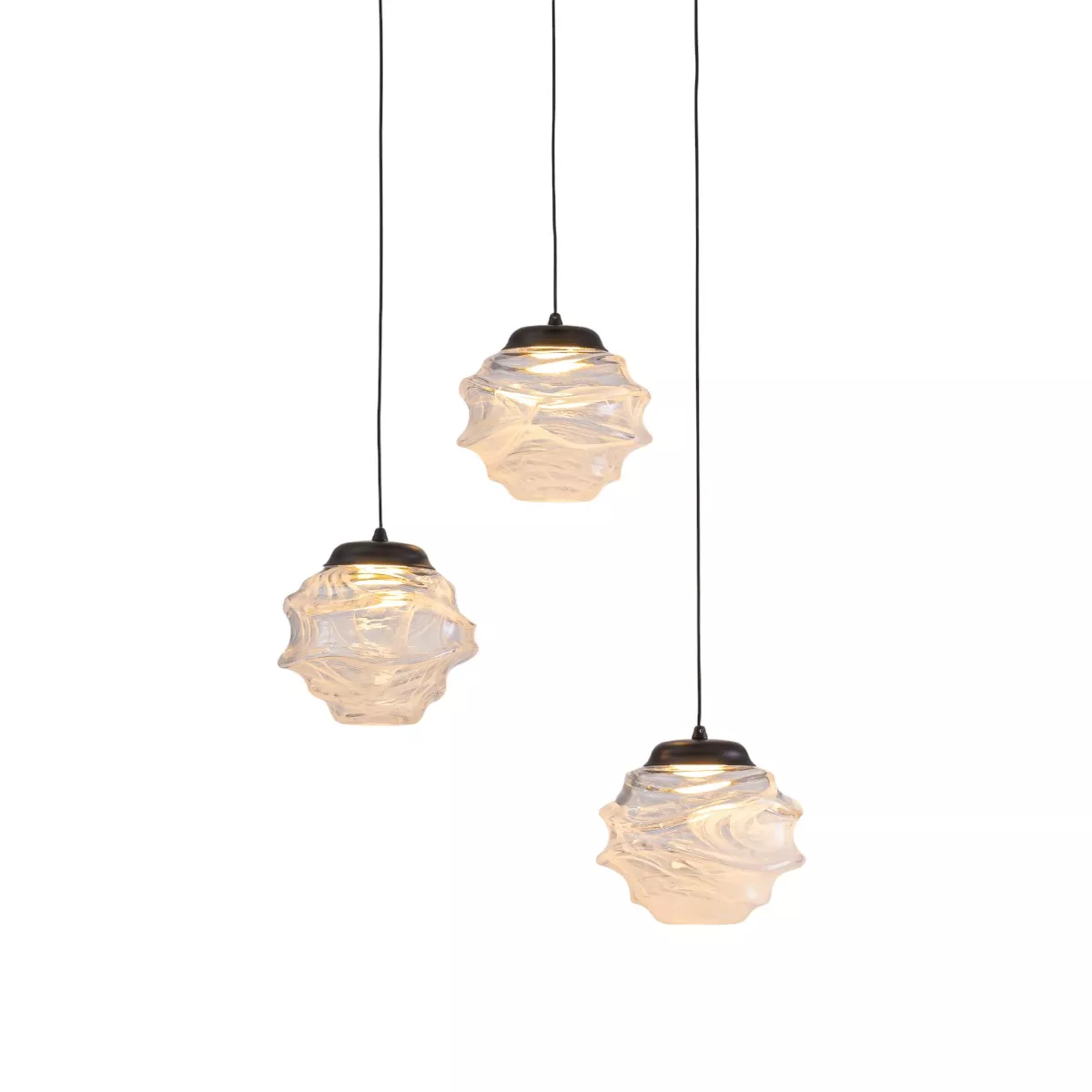 

Подвесной светильник Delight Collection MD25030003-3A matt black/clear