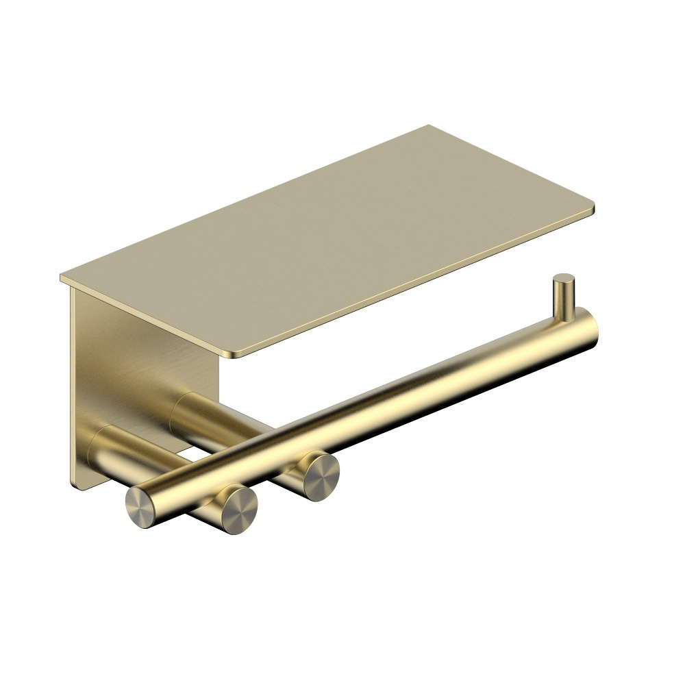 Держатель для туалетной бумаги Abber Osten 316 AA1830BG настенный, светлое брашированное золото