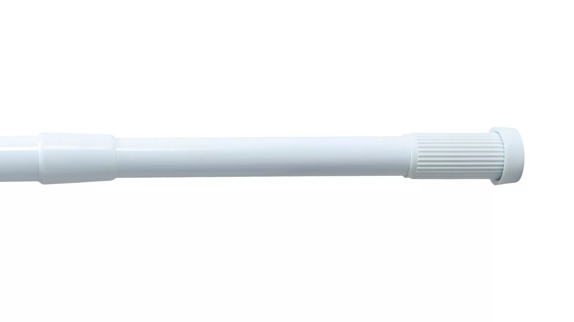 Карниз для ванной FIXSEN раздвижной алюминий-белый 140-260 (FX-51-013)