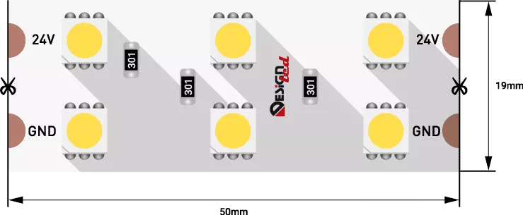 

Светодиодная лента DesignLed DSG5120-24-NW-33 001133