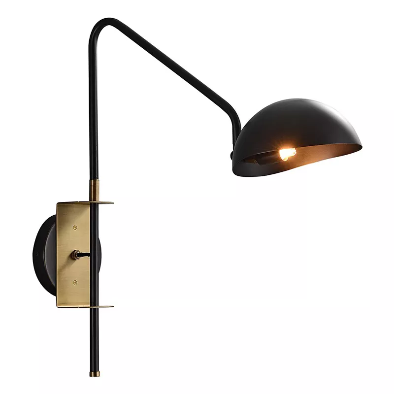 

Бра DeLight Collection Wall lamp MT9049-1WB black/bronze