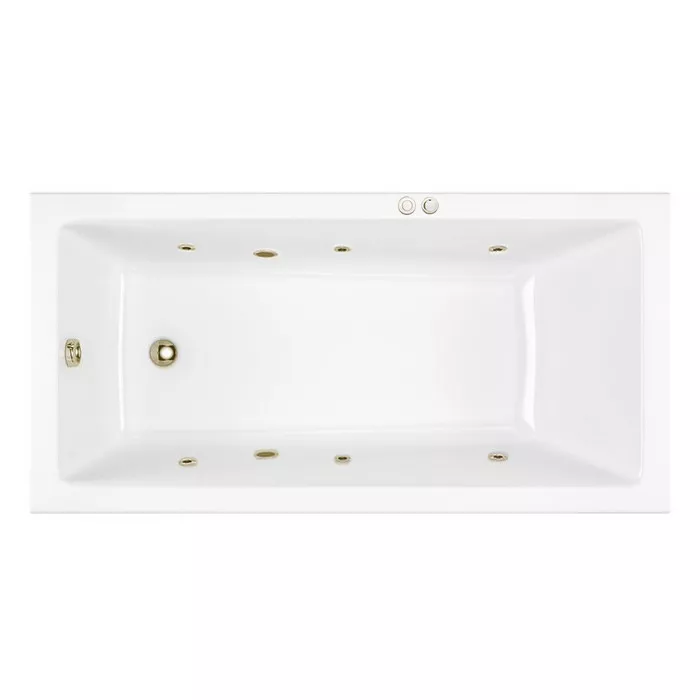 

Ванна акриловая Excellent Wave Soft 160x80 с гидромассажем белый - бронза