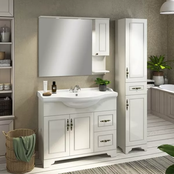 

Мебель для ванной Comforty Севилья 100 слоновая кость