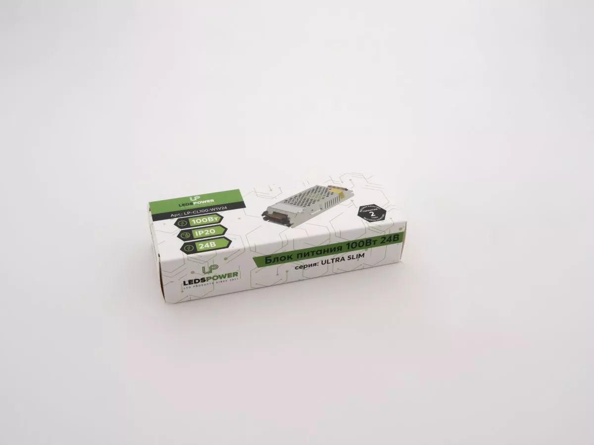 Блок питания LEDS POWER 100Вт 24В ULTRA SLIM 002712