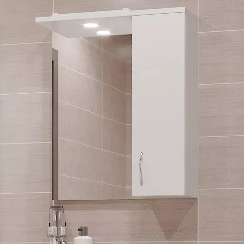 

Зеркало-шкаф Cersanit Erica new R, 60, с подсветкой