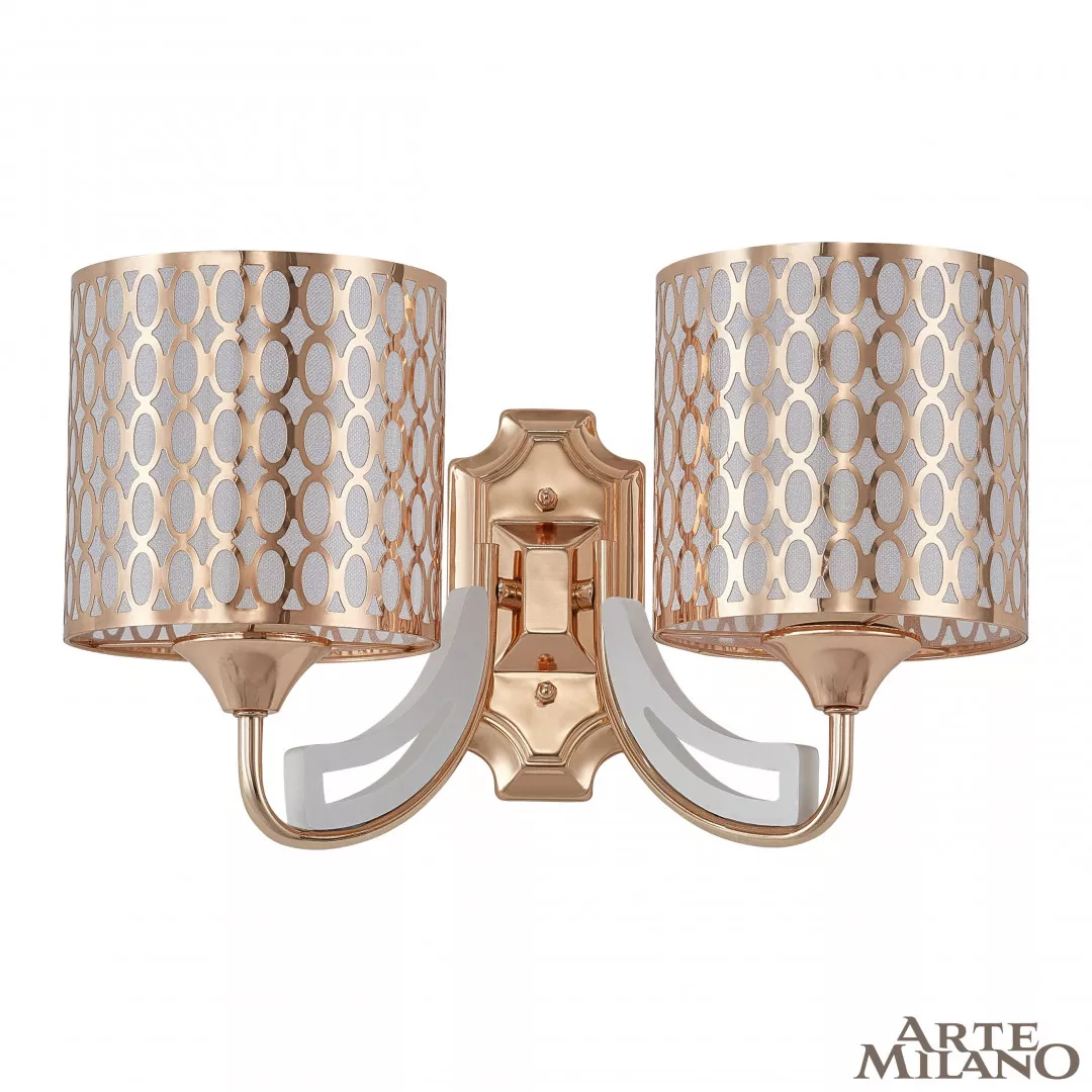 

Бра Arte Milano Florentia-3387 303387/2W Wh/Gd