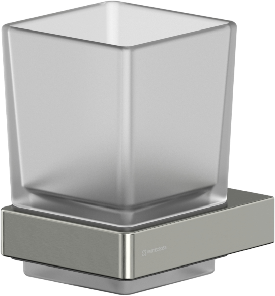

Стакан WHITECROSS Cubo CU2430NIB брашированный никель
