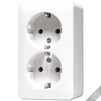   Santehnika Room Розетка 2K+З двухместная Jung 6020A