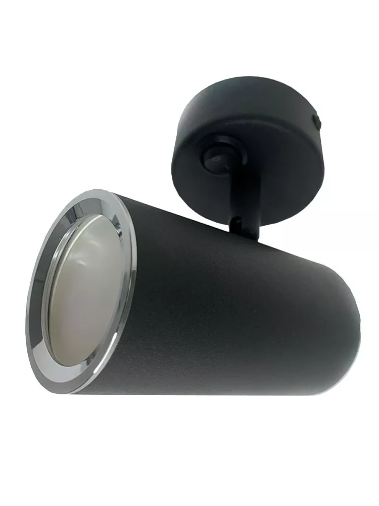 Накладные споты  Santehnika Room Накладной спот Elvan ST-12011-GU10-Bk