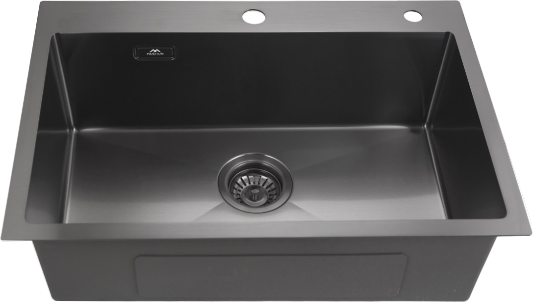 

Мойка кухонная Fashun AS6545-17 графит