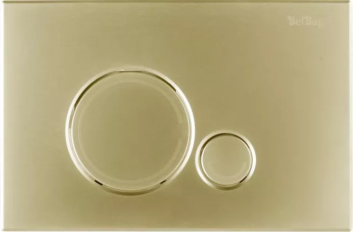 Кнопка смыва BelBagno Sfera BB018-SR-ORO золото глянец - фото 1