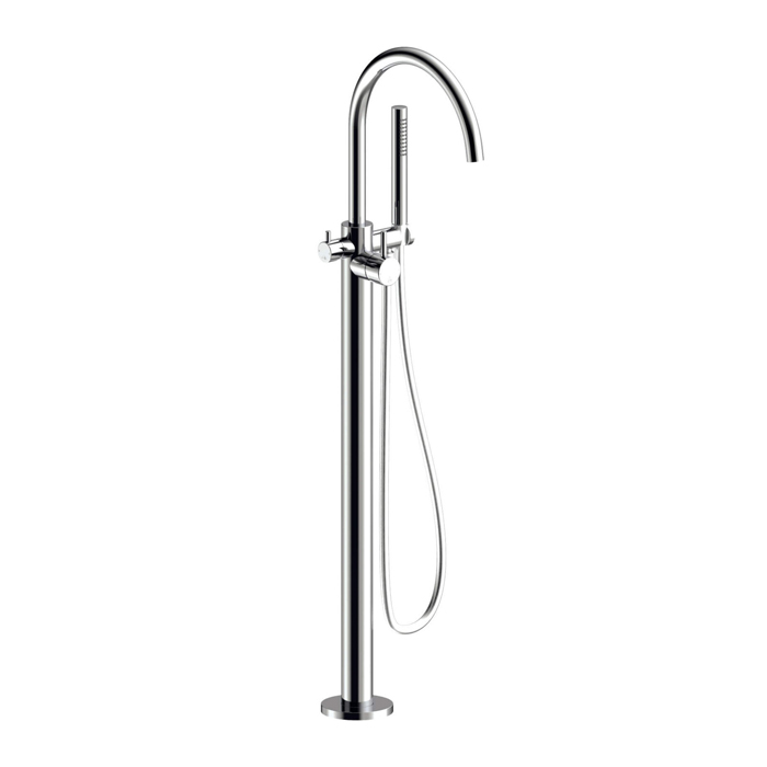 ALMAR Washbasin Напольный смеситель для ванны h1060 мм излив 345 мм 2 независимых картриджа ручной душ латунь для E134009 цвет хром 231107₽