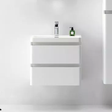 

Тумба с раковиной BelBagno Energia-N 60 bianco lucido подвесная