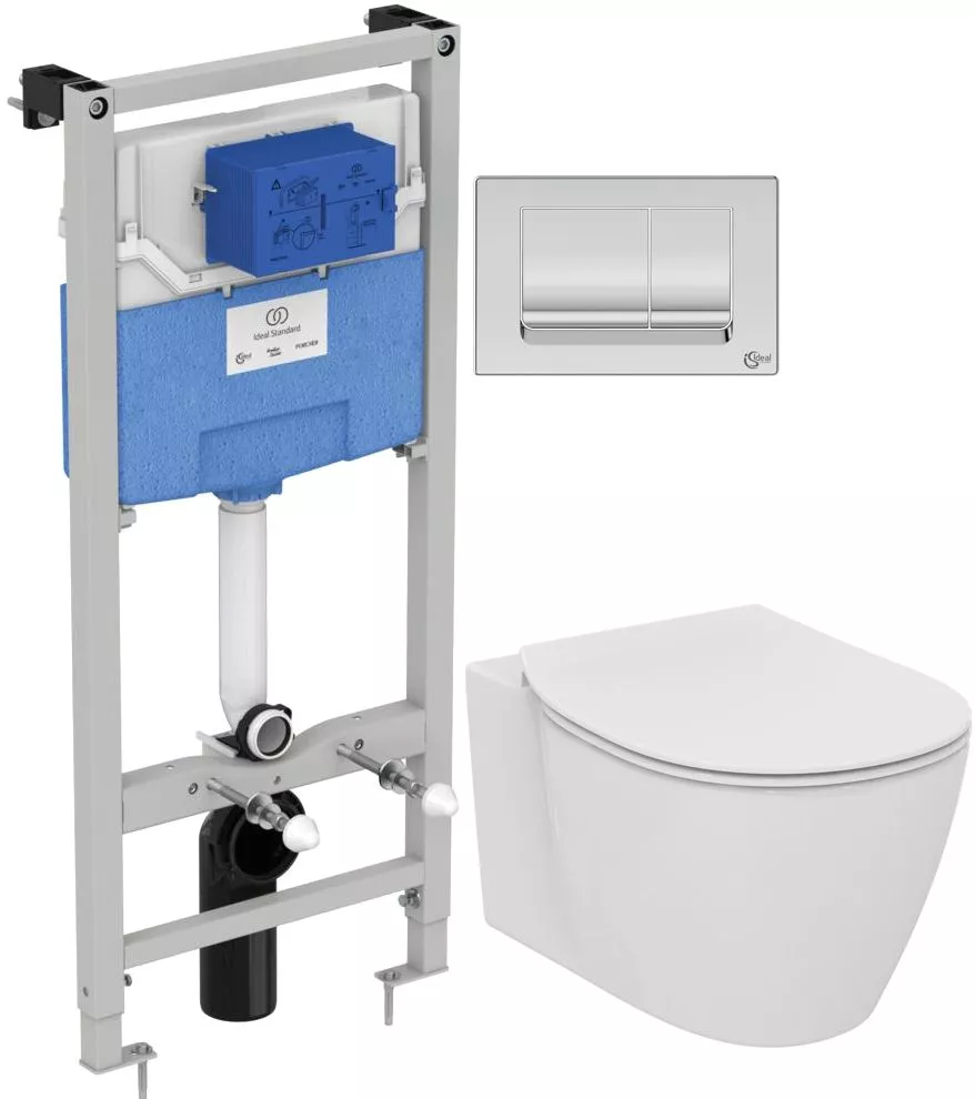 

Комплект Ideal Standard Connect AquaBlade E212701 унитаз + инсталляция с кнопкой смыва