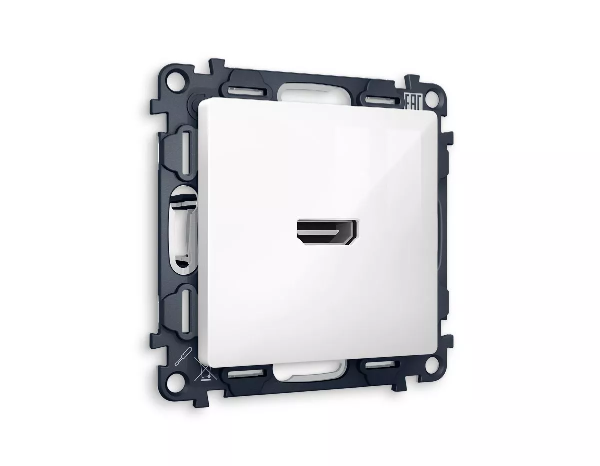 

Комплект механизма розетки HDMI 2.0 40V/500mA 2.0GHz 5-18Gbit/s Ambrella Volt Alfa MA114010