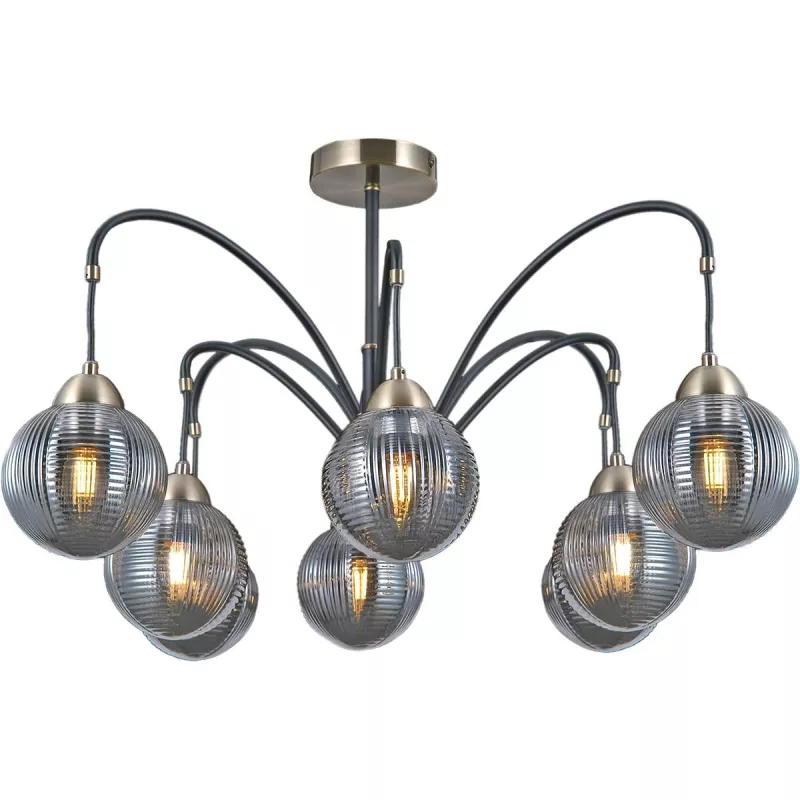 

Люстра на штанге Illumico IL0433-8PSQ-79 BK AB