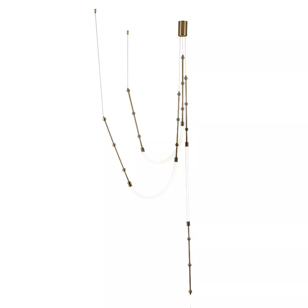 

Подвесной светодиодный светильник Indigo Corda 14010/3P Brass V000064L
