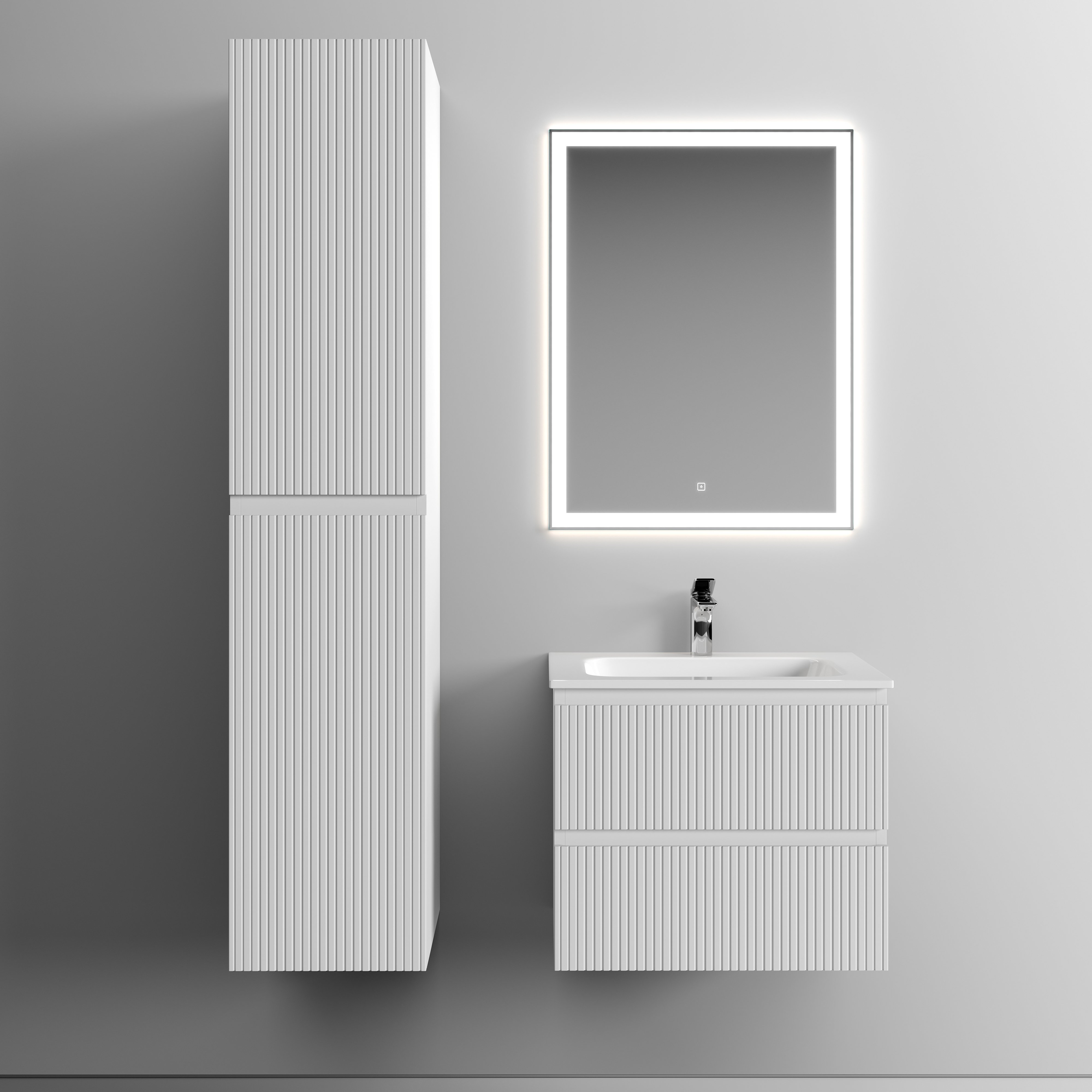 

Мебель для ванной комнаты Sancos Snob T 60 см, bianco