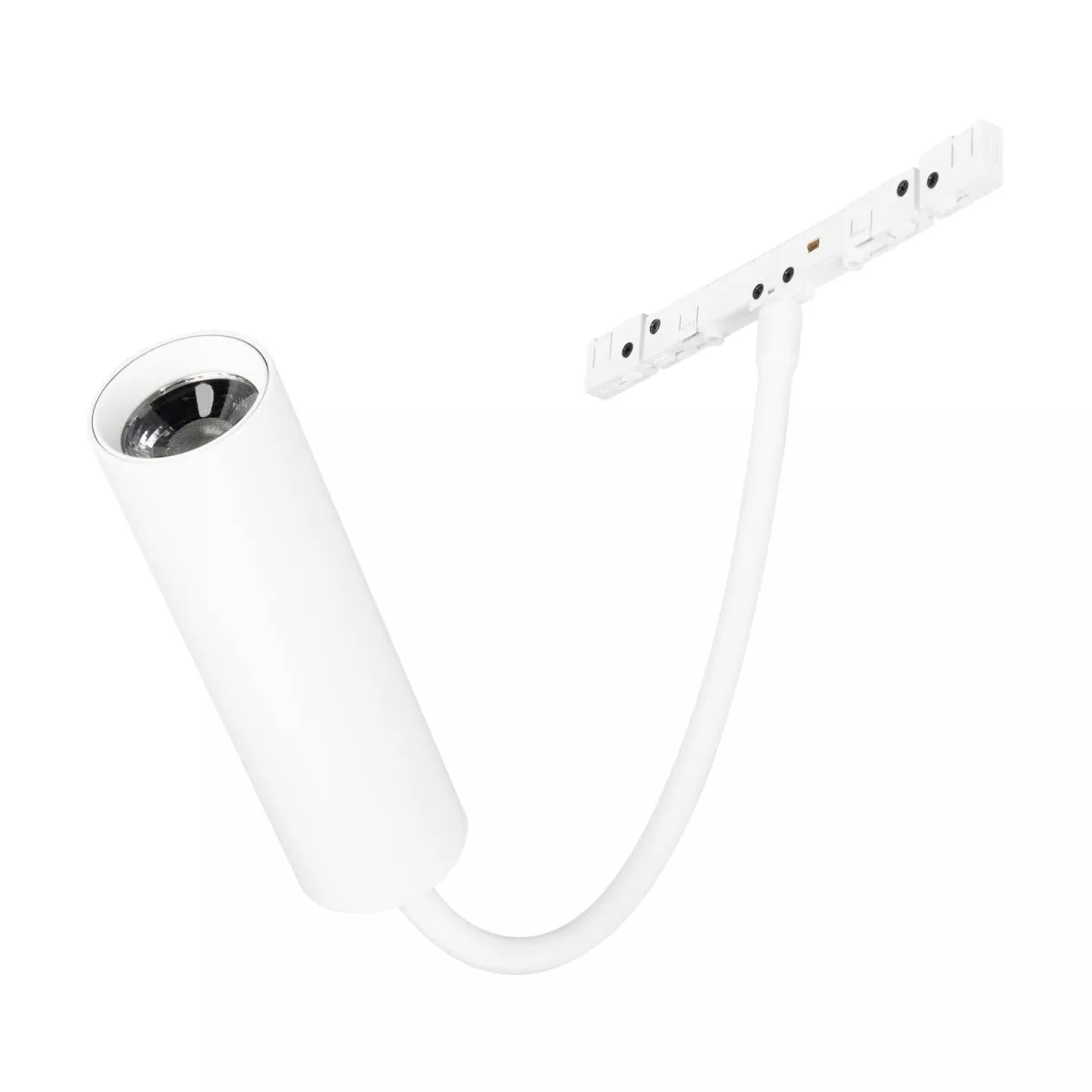 Трековый магнитный светильник Arlight MAG-MICROCOSM-SPOT-FLEX-R26-5W Warm3000 (WH, 24 deg, 24V) (IP20 Металл) 051838