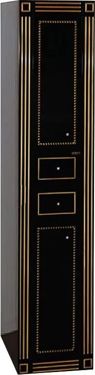 

Шкаф-пенал Misty Venezia 40 L, Черный;эффект старины