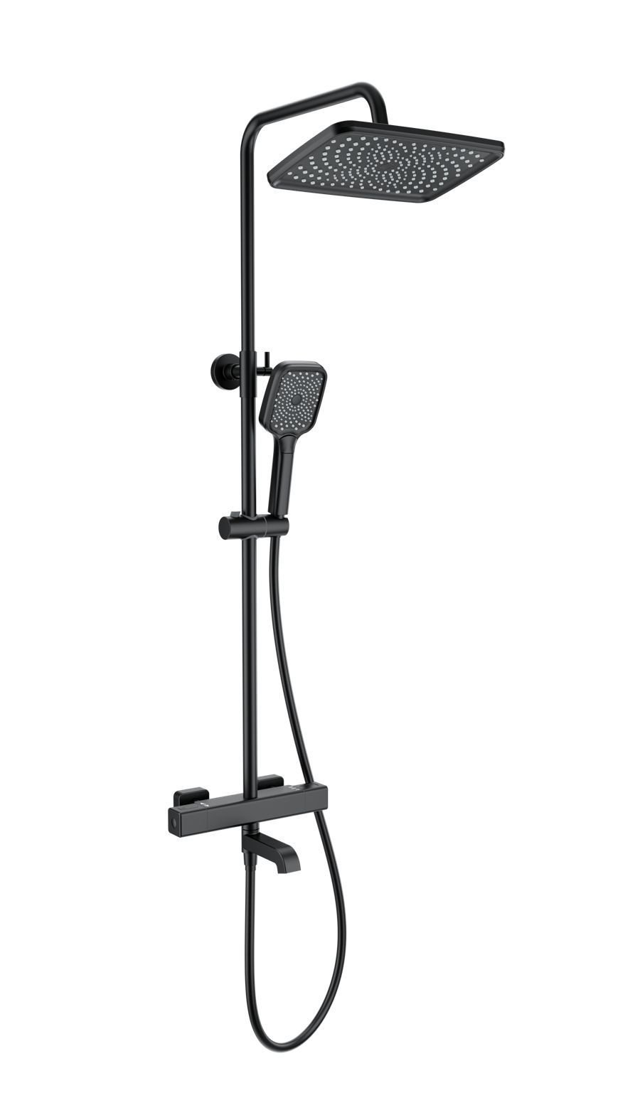 

Душевая стойка Wonzon & Woghand WW-B3016-T1-MB матовая черная
