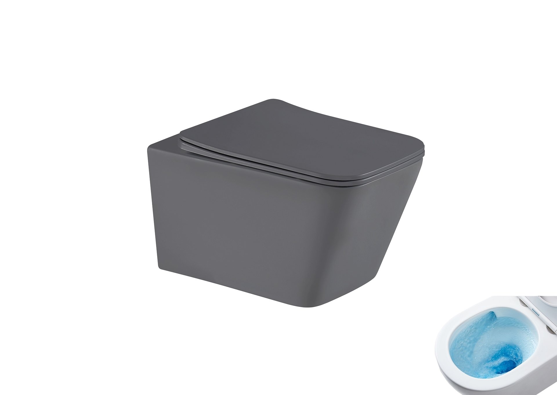 

Унитаз подвесной Gid Tr2143TF-Dgm