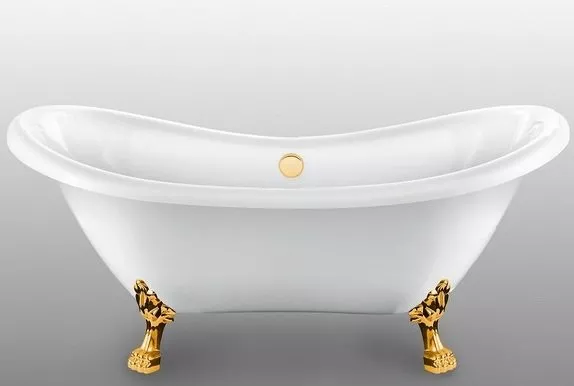 Акриловая ванна Magliezza Julia 175х73, ножки золото