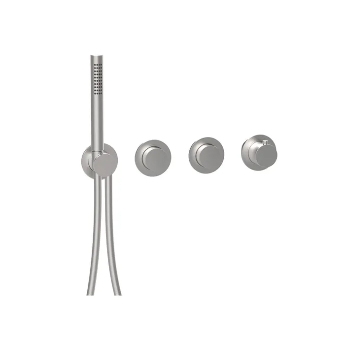 ALMAR Modular Push Внешняя часть термостата на 2 потребит из стали AISI 316 круглые розетки ручной душ цвет Сталь для E176910 168068₽