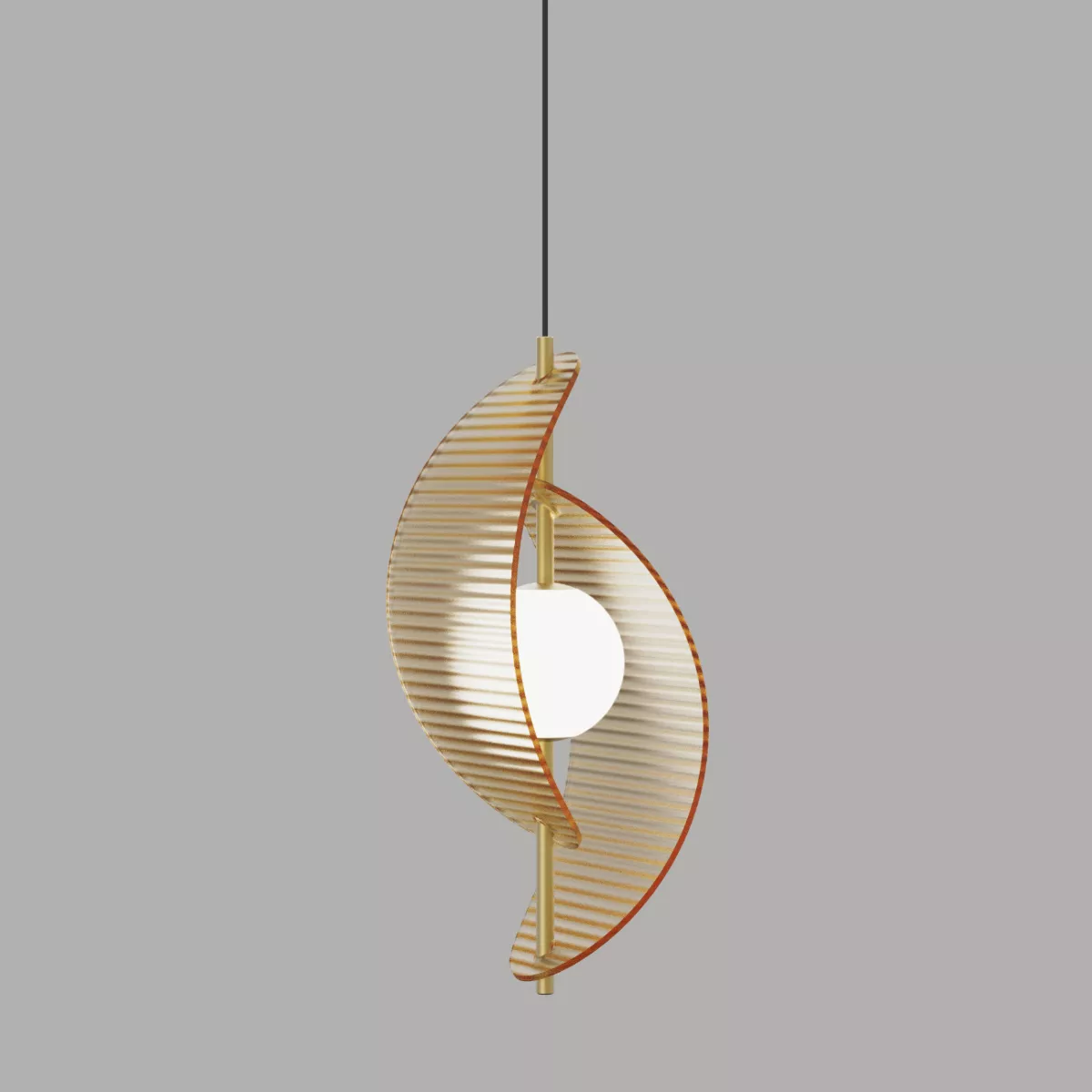 

Подвесной светильник Delight Collection MD24030035-1A brass/amber