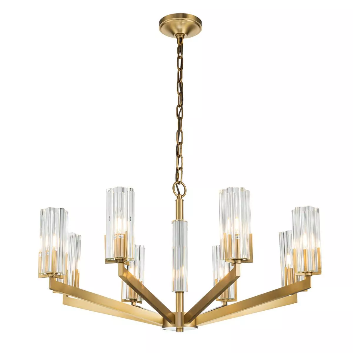 

Подвесная люстра Belfast Malone 6035-8 BR CL