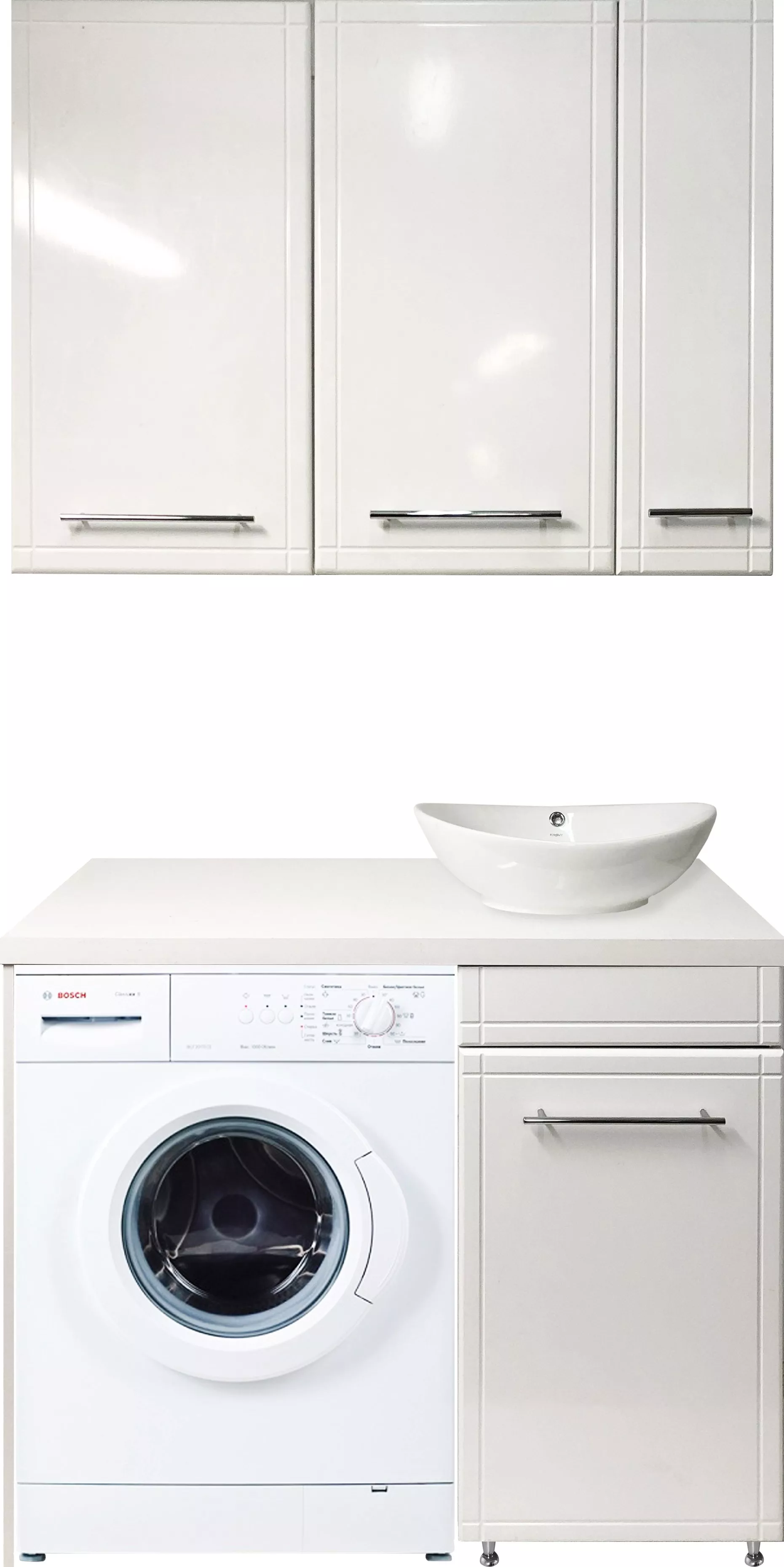 

Мебель для постирочной Vod-Ok S40 110, белая