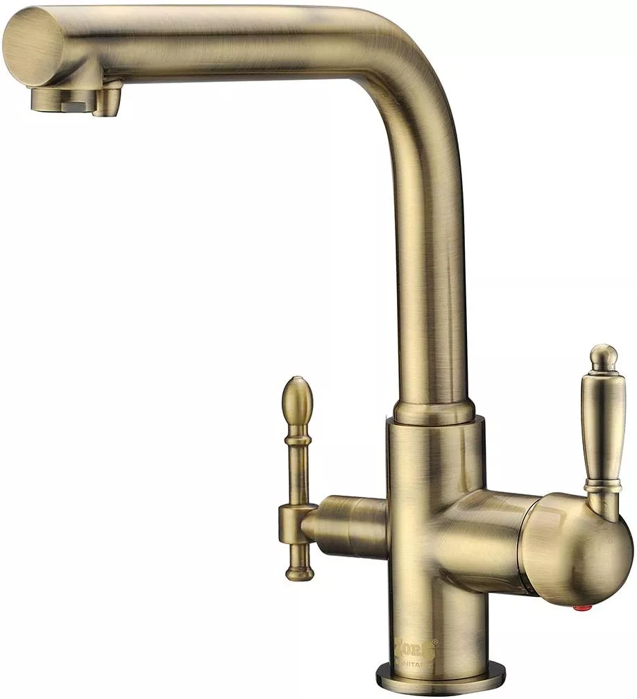 

Смеситель Zorg Clean Water ZR 313 YF-33 BR для кухонной мойки, Бронза