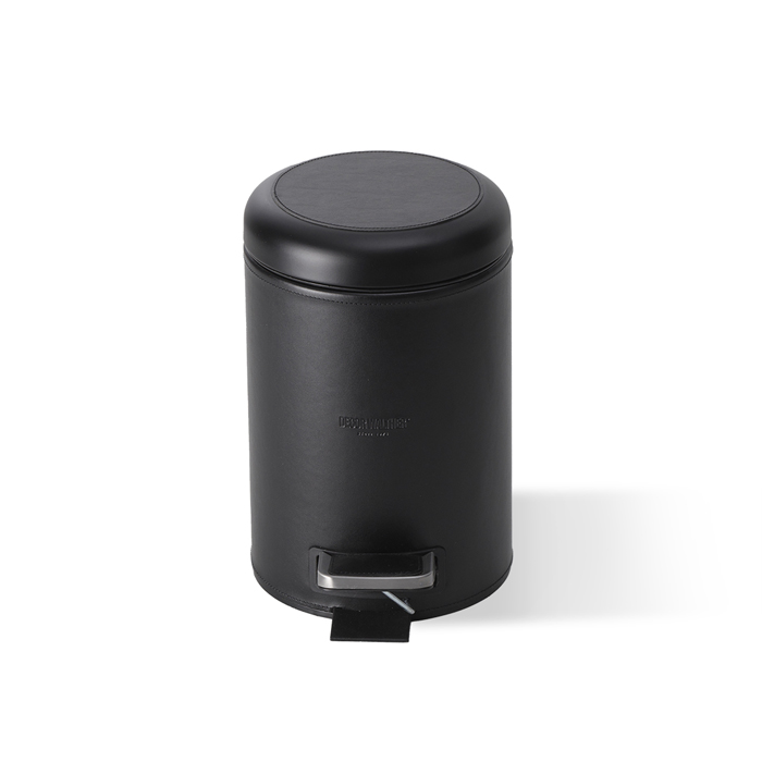 DECOR WALTHER Brownie TE Ведро с педалью отделка искусственная кожа цвет черный матовый 16756₽