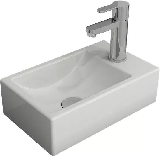  Рукомойник BOCCHI Mini 1419-001-0326 R, глянцевый белый