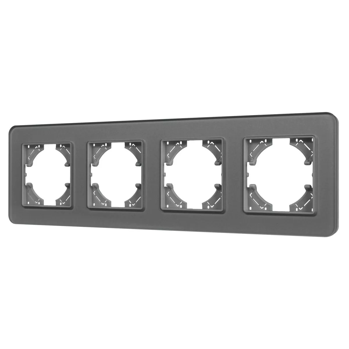 

Рамка на 4 поста стеклянная Arlight FRM-OMALI-GS-4-GR 049702