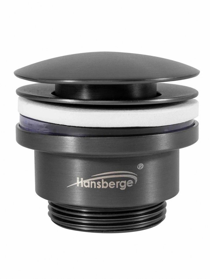 

Донный клапан Hansberge H107BG Графит