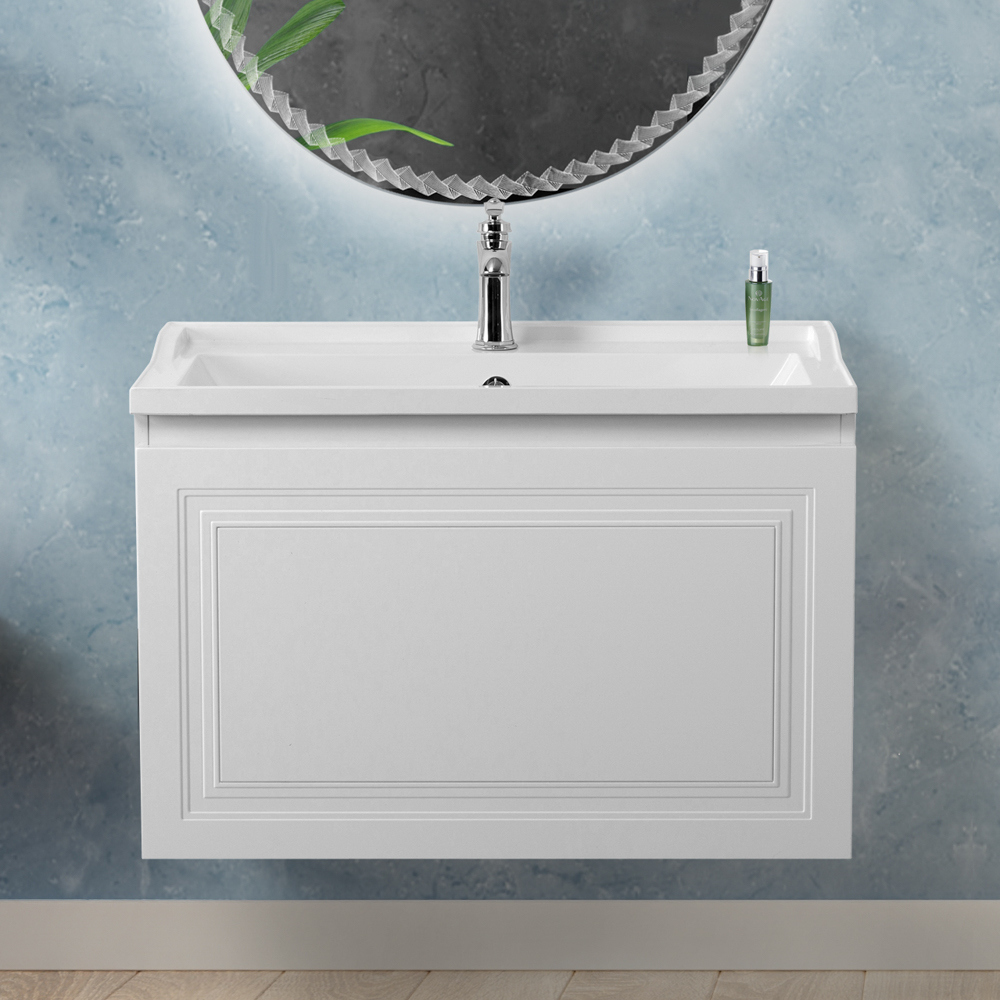 

Тумба под раковину без столешницы Cezares Giubileo 80 1 внутренний ящик, брашированный ясень