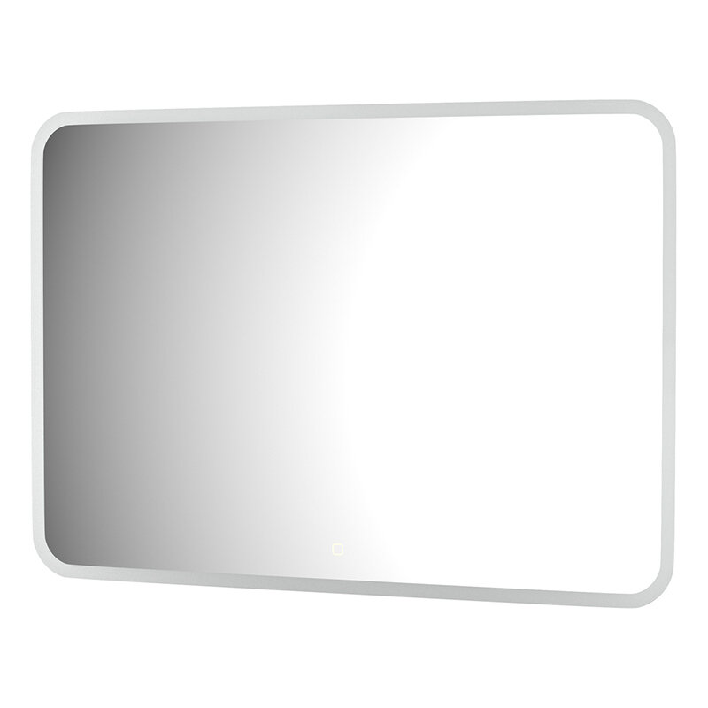 Зеркало с матированием и LED-подсветкой 32W (100x70 cm) (Сенсорный выключатель) (Нейтральный белый свет) (DEFESTO)