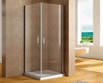 

Aquanet Cinetic, Душевое ограждение дверь + дверь 800х800мм, хром, 6мм (254234)