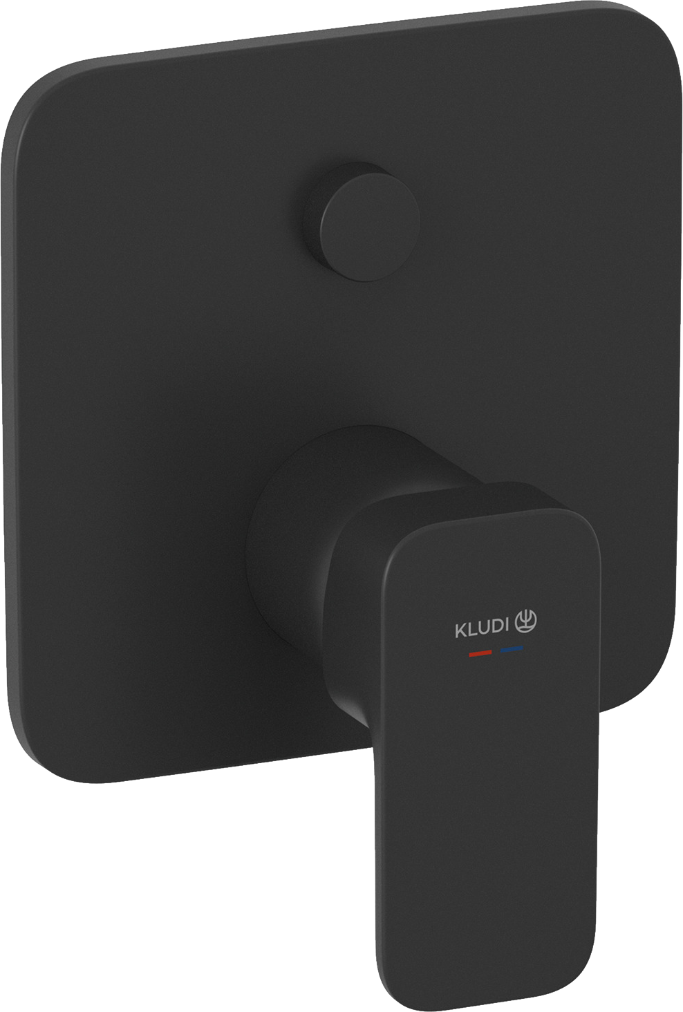 Встраиваемый смеситель для душа и ванны Kludi Renon 427593975 черный матовый 17737₽