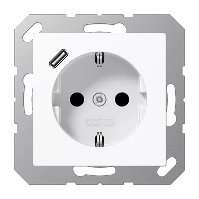

Розетка 2K+З USB Typ C Jung A1520-18CWW