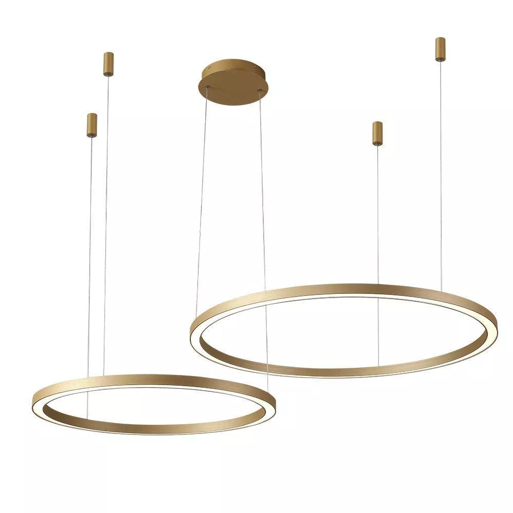 

Подвесной светодиодный светильник Crystal Lux Fortuna SP123W Led Gold
