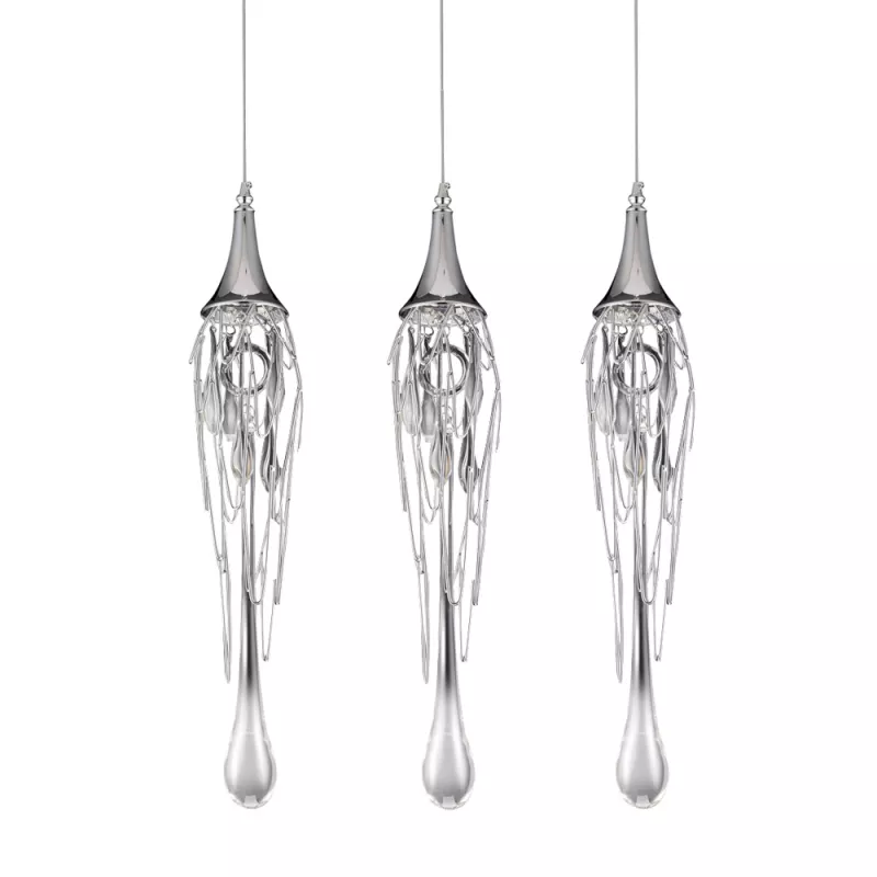 

Подвесной светильник Delight Collection Goddess Tears P68009L-3 chrome