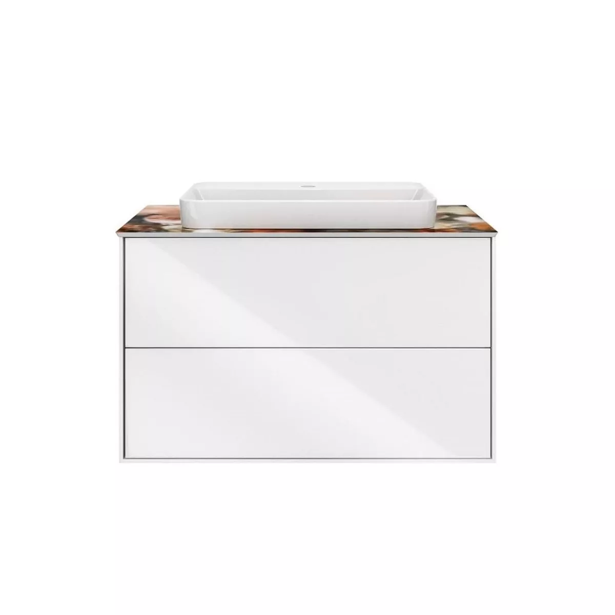 

Тумба под раковину Kerama Marazzi Plaza Modern 80 2 ящика белый