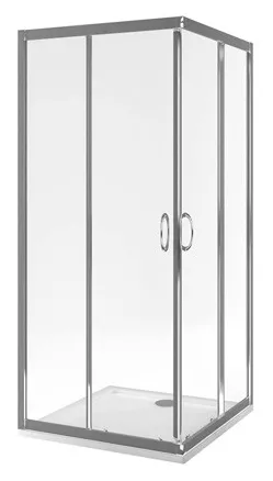 

Душевой уголок Excellent Серия 201 90х90 хром стекло прозрачное