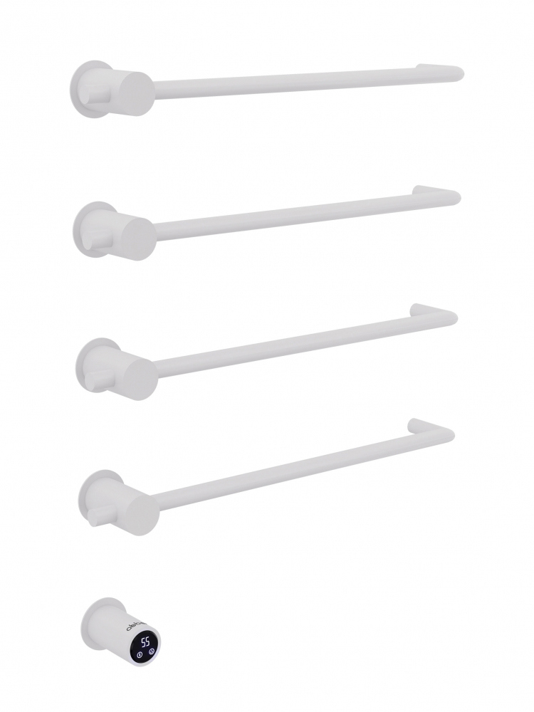 Полотенцесушитель электрический Abber Charme 4004 65x50 см скрытое подключение матовый белый E-образный 56900₽